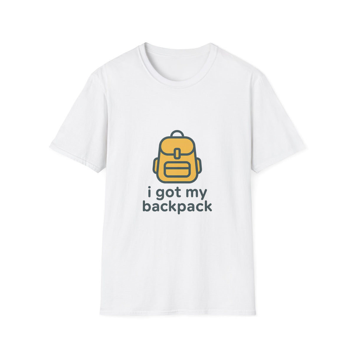 Minimalist Backpack Graphic T‑Shirt – Cute Tiny Backpack Logo Tee - Trending Now - August 2026