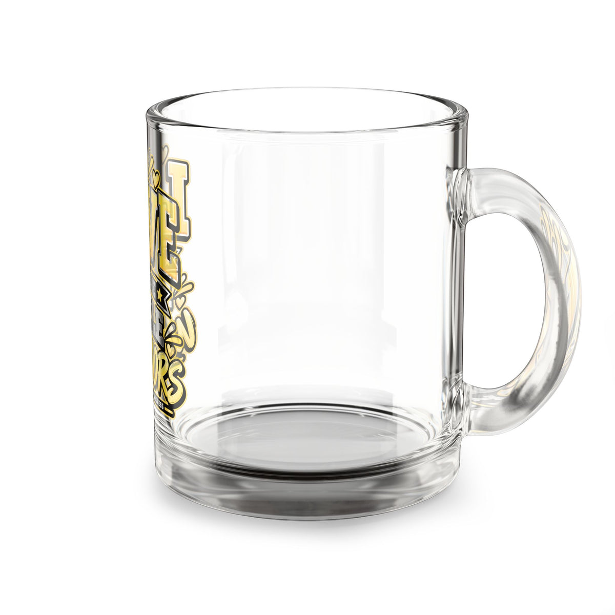 Love for the Little Warriors Childhood Cancer Awareness Glass Mug