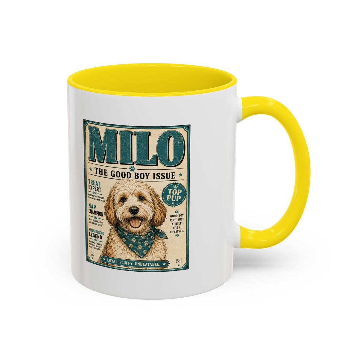 Milo Bailey Dog Dad Mom Milo 'The Good Boy Issue' Coffee Mug