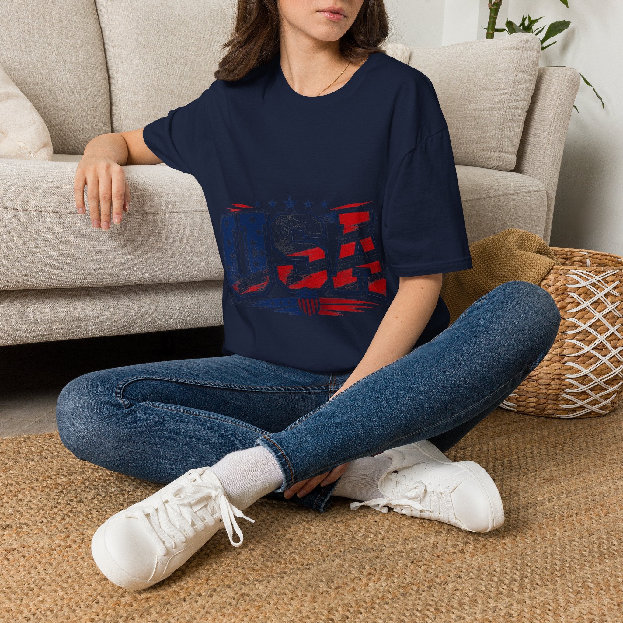 USA Flag Graphic T-Shirt — Patriotic American Pride Tee