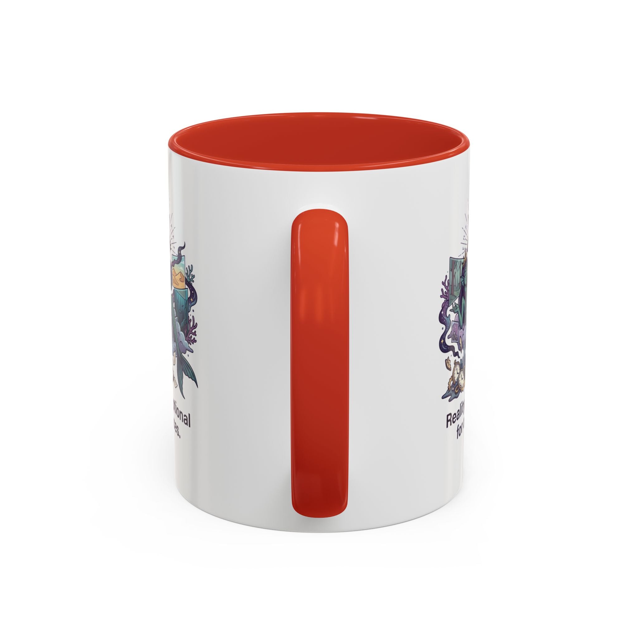 Pisces Zodiac Coffee Mug — "Reality is Optional for a Pisces" Accent Mug