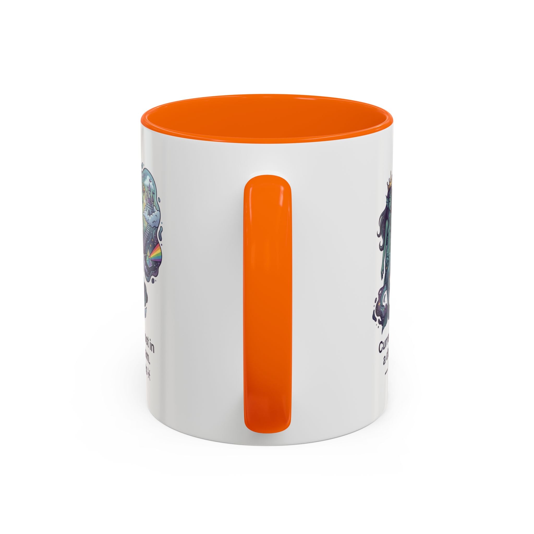Pisces Daydream Accent Coffee Mug — "Currently lost in a daydream" Astrological Zodiac Gift