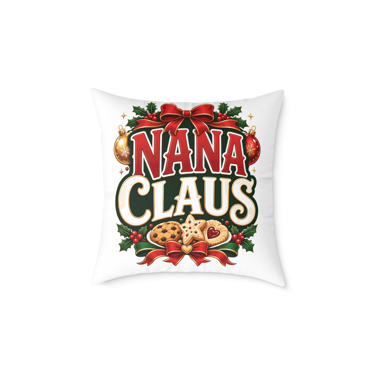 Nana Claus Christmas Pillow