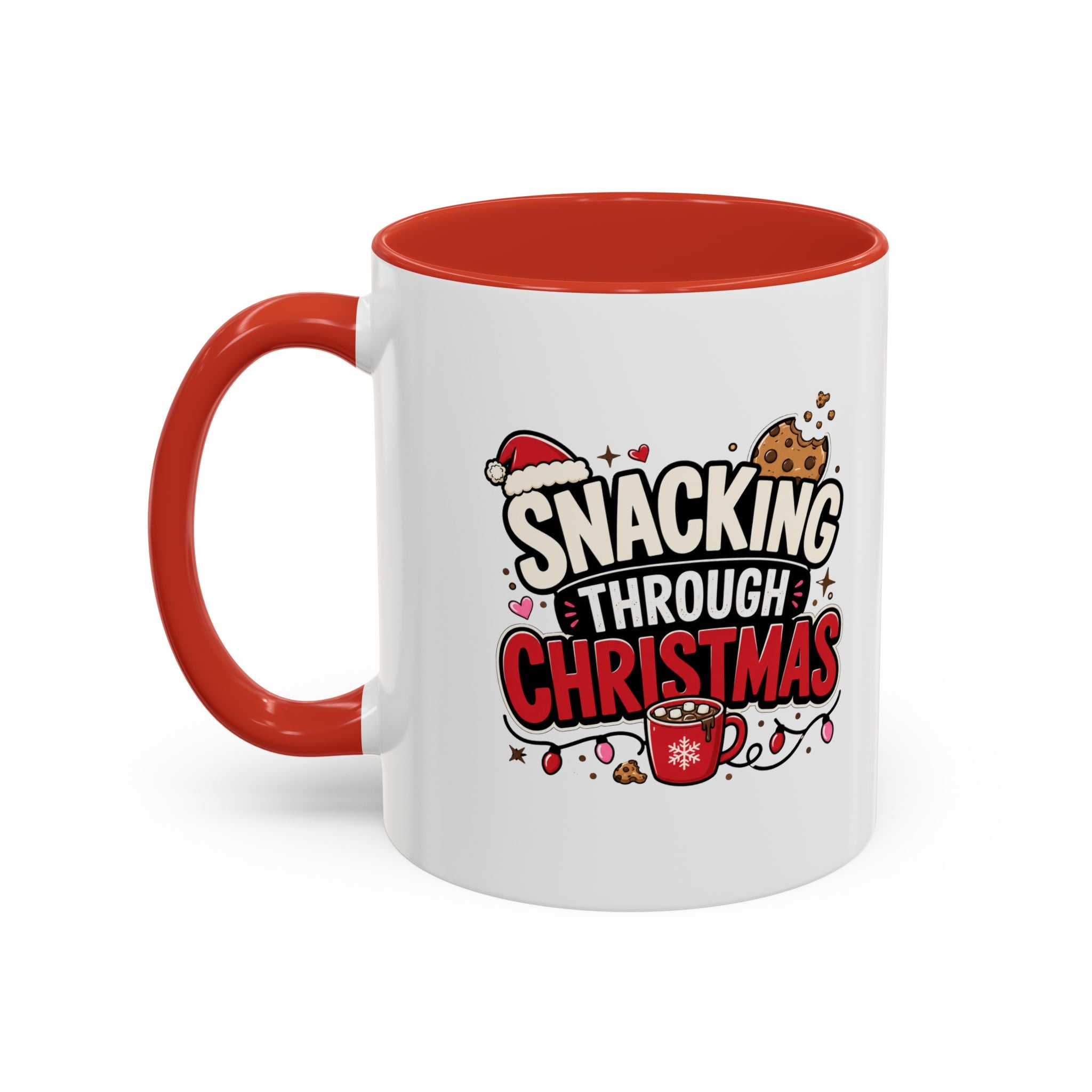 Modern Day Christmas Snacking Through Christmas Coffee Mug