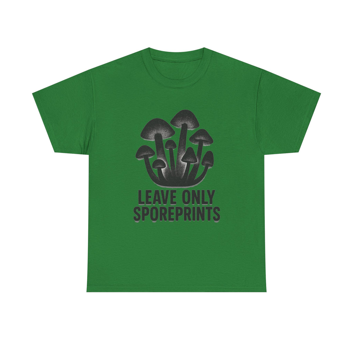 Mushroom Tee — "Leave Only Sporeprints" Eco Nature Graphic Shirt - Trending Now - August 2026