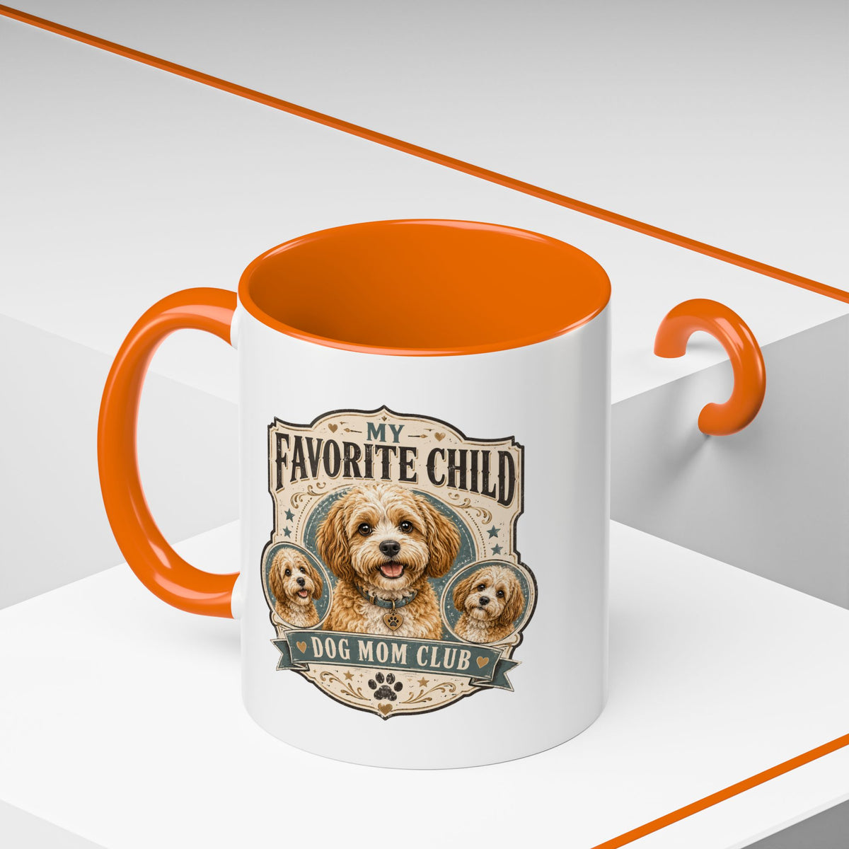Milo Bailey Dog Dad Mom My Favorite Child Dog Mom Club Accent Coffee Mug
