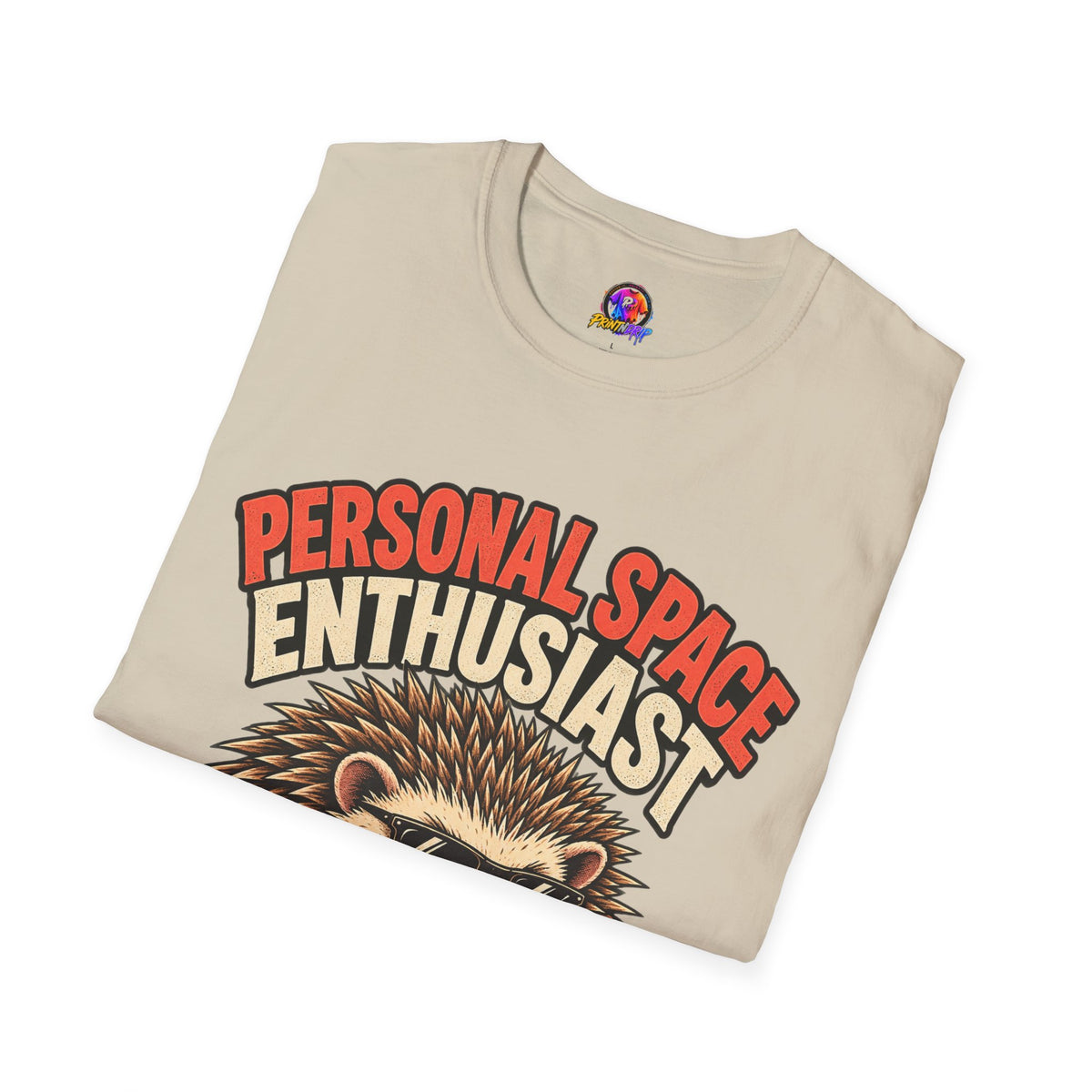 Personal Space Enthusiast T-Shirt — Funny Hedgehog Graphic Tee