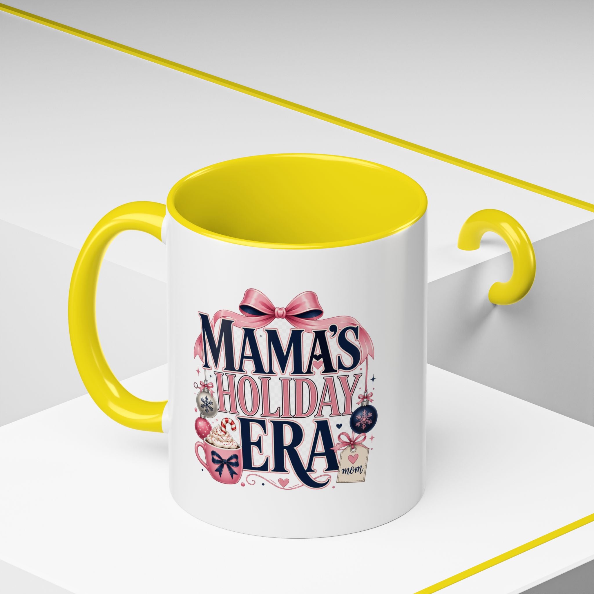 Modern Day Christmas Mama's Holiday Era Coffee Mug – Festive Christmas Mom Gift