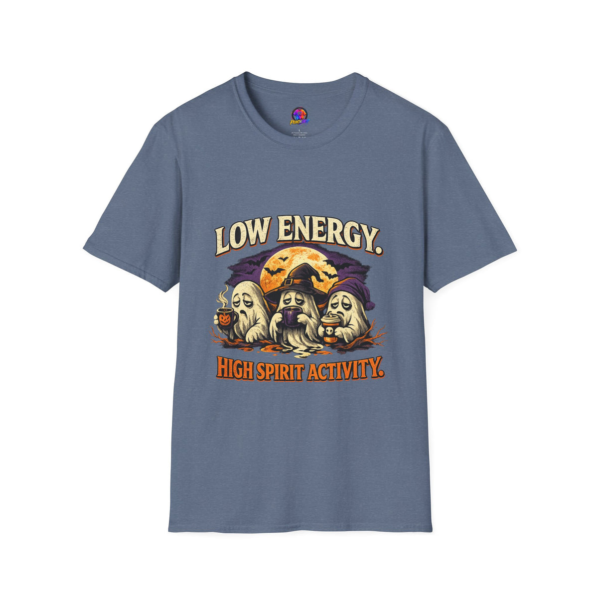 Halloween Low Energy High Spirit Unisex Softstyle T-Shirt