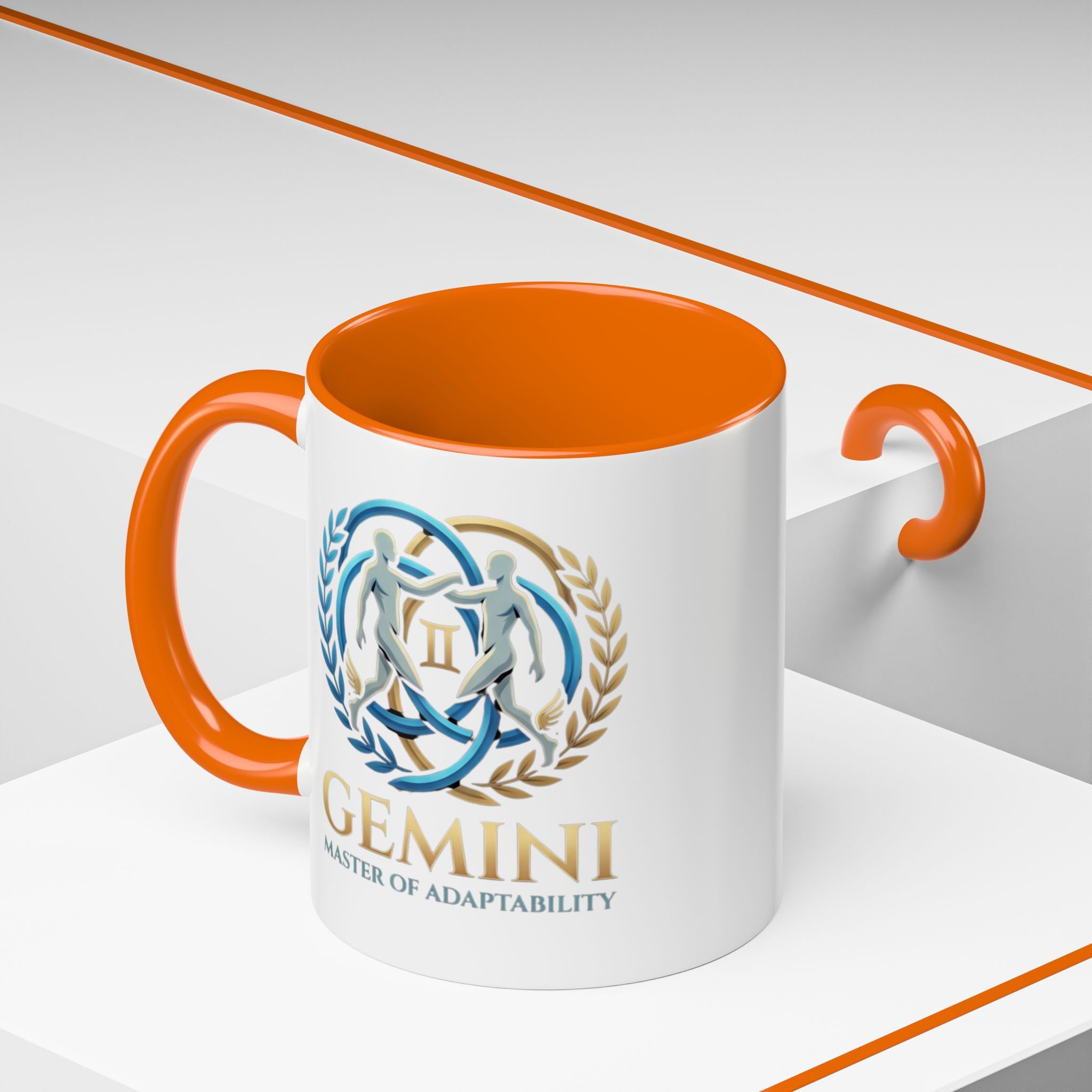 Gemini Zodiac Coffee Mug — 'Master of Adaptability' Accent Mug (11/15oz)