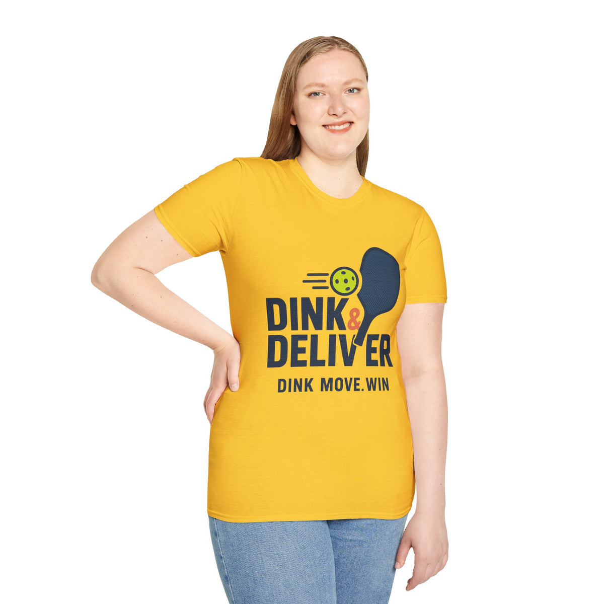 Pickleball Player T‑Shirt — 'Dink. Drive. Deliver.' Graphic Tee for Pickleball Fans - Trending Now - August 2026