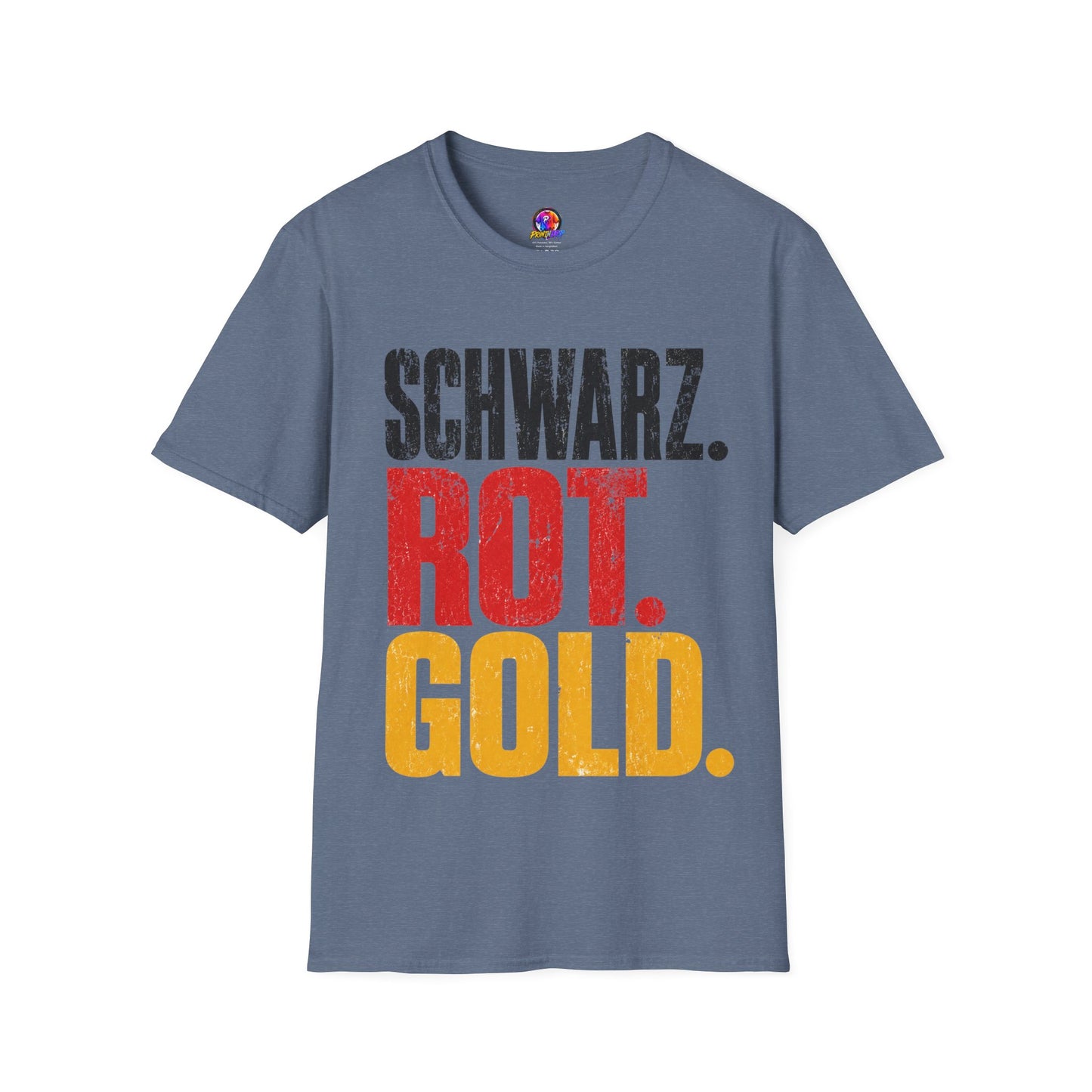 Germany Schwarz Rot Gold T-Shirt — German Flag Pride Graphic Tee