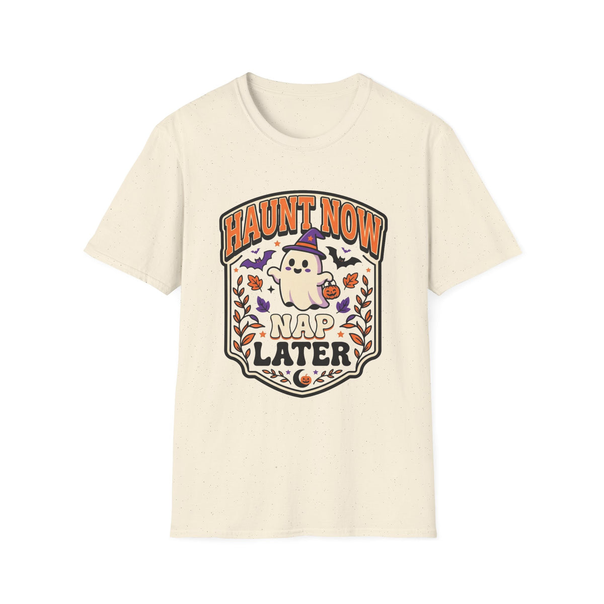 Haunt Now Nap T-Shirt – Cute Halloween Ghost Graphic Tee - Trending Now - August 2026
