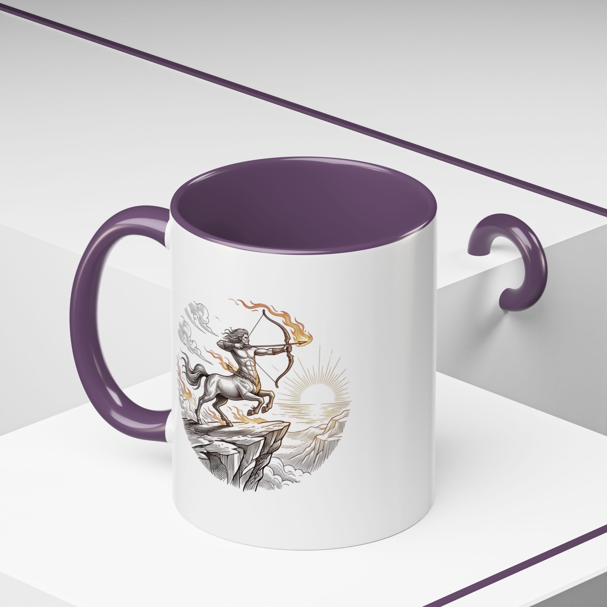 Centaur Archer Coffee Mug — Mythic Sagittarius Design Accent Mug