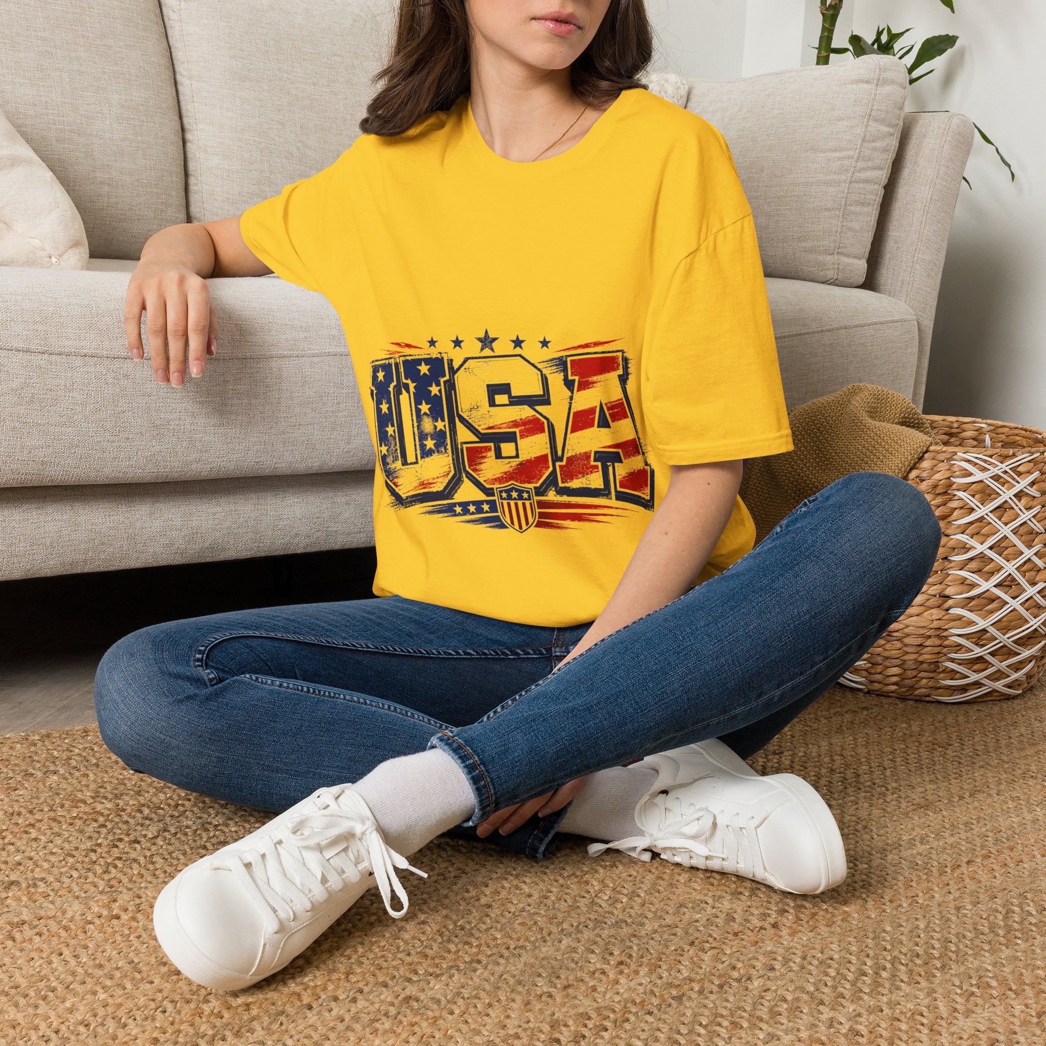 USA Flag Graphic T-Shirt — Patriotic American Pride Tee