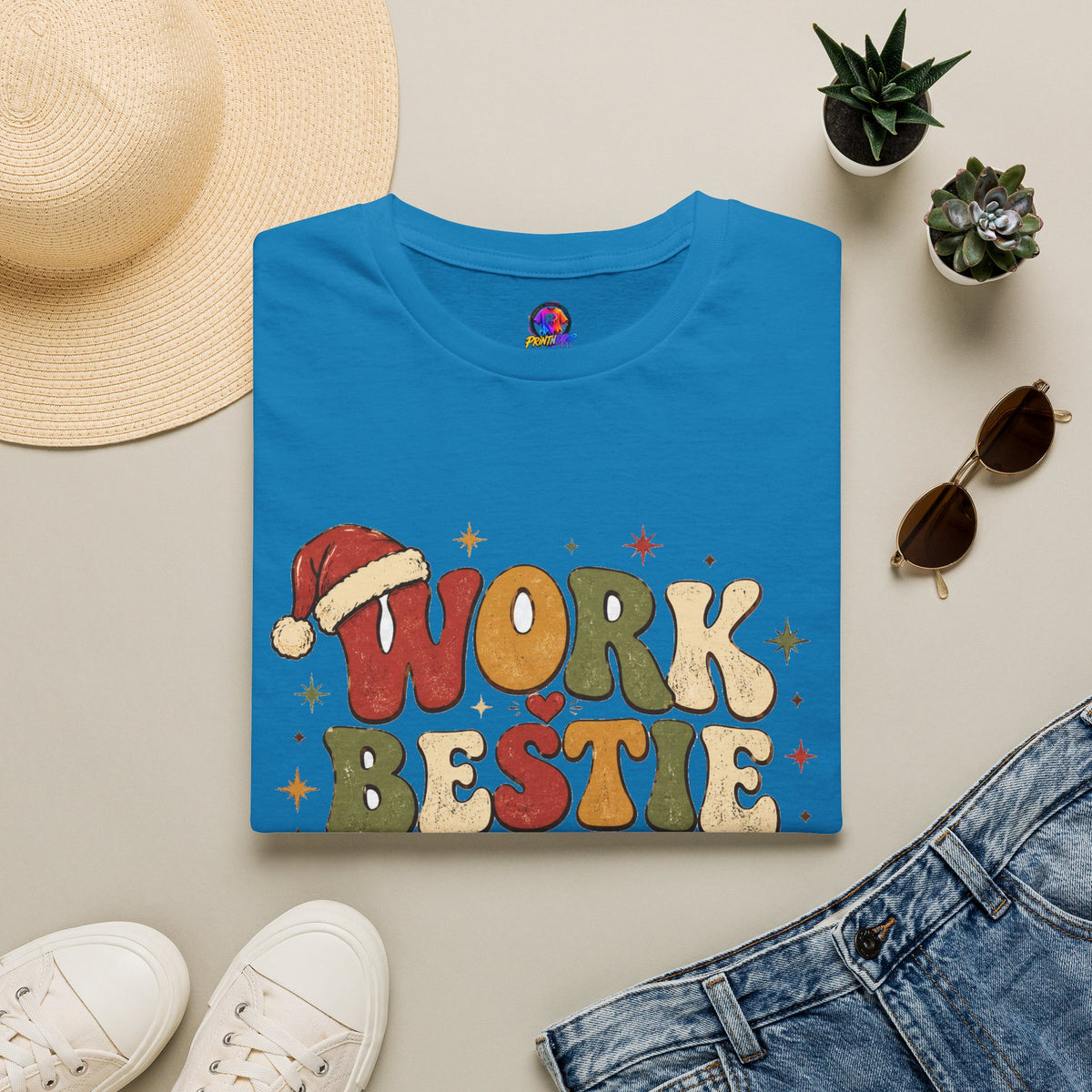 Work Bestie Holiday Club T-Shirt