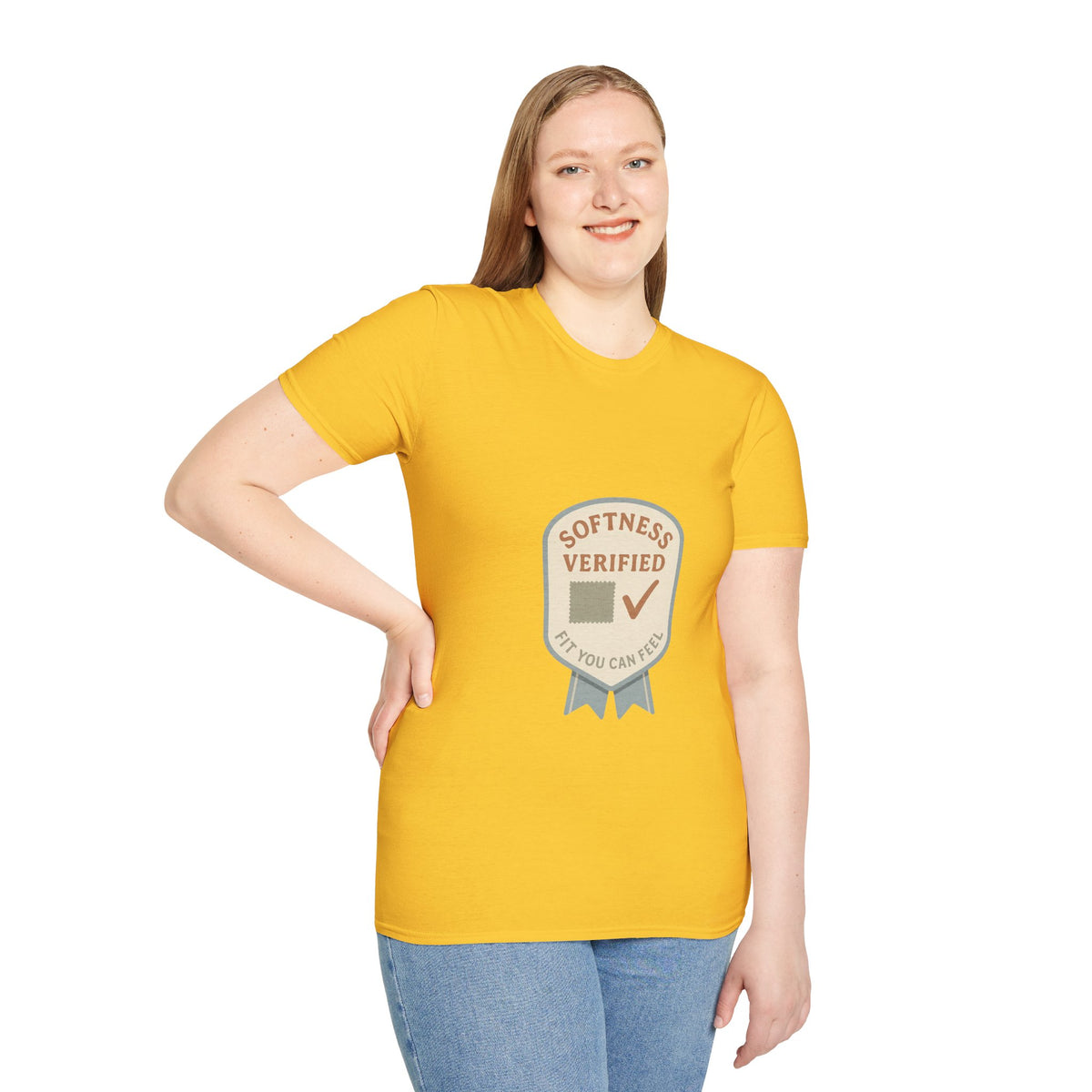 Softness Verified Badge T-Shirt — Cozy Comfort Graphic Tee - Trending Now - October 2026