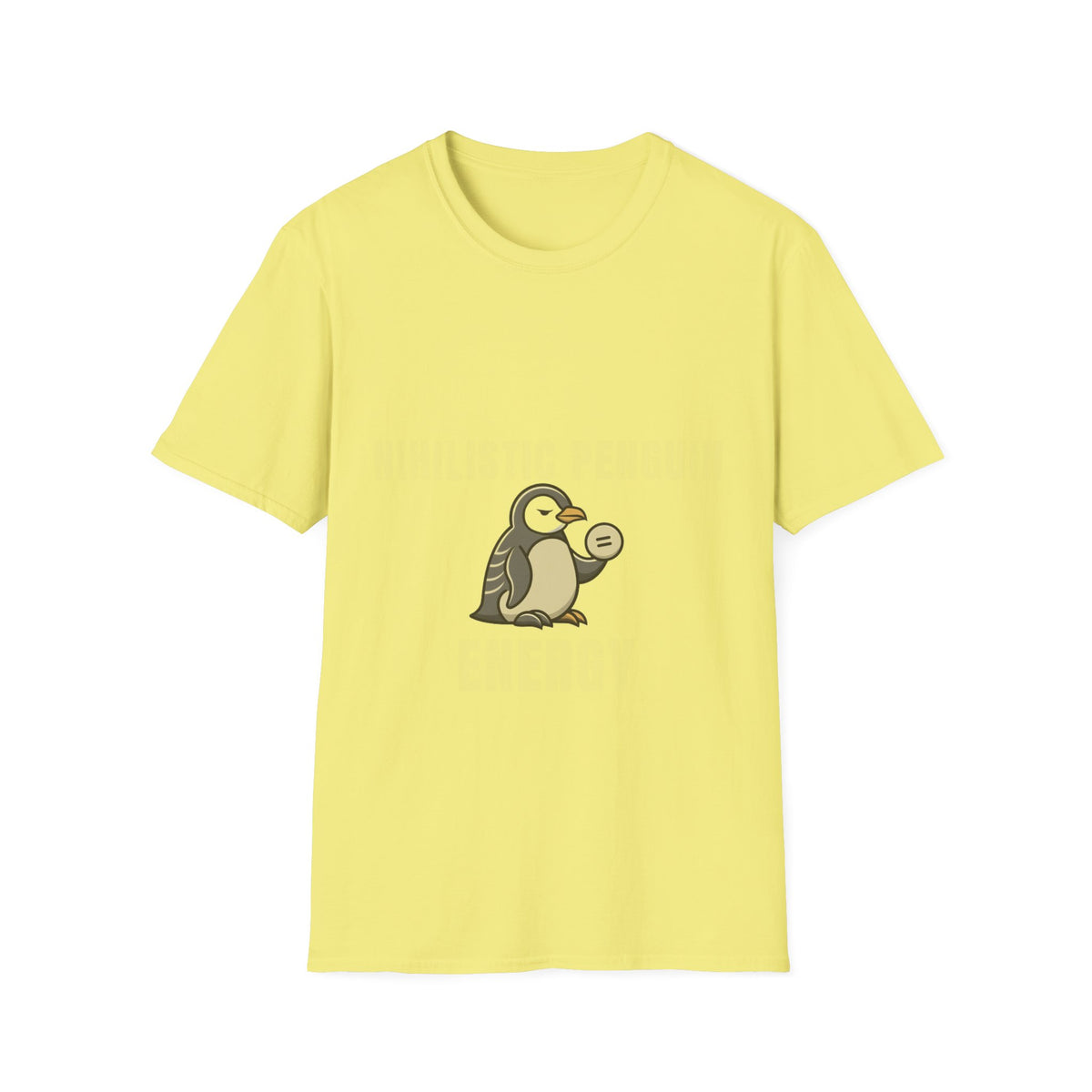Penguin Coin Graphic T-Shirt — Cute Minimalist Penguin Holding Coin Tee - Trending Now - September 2026