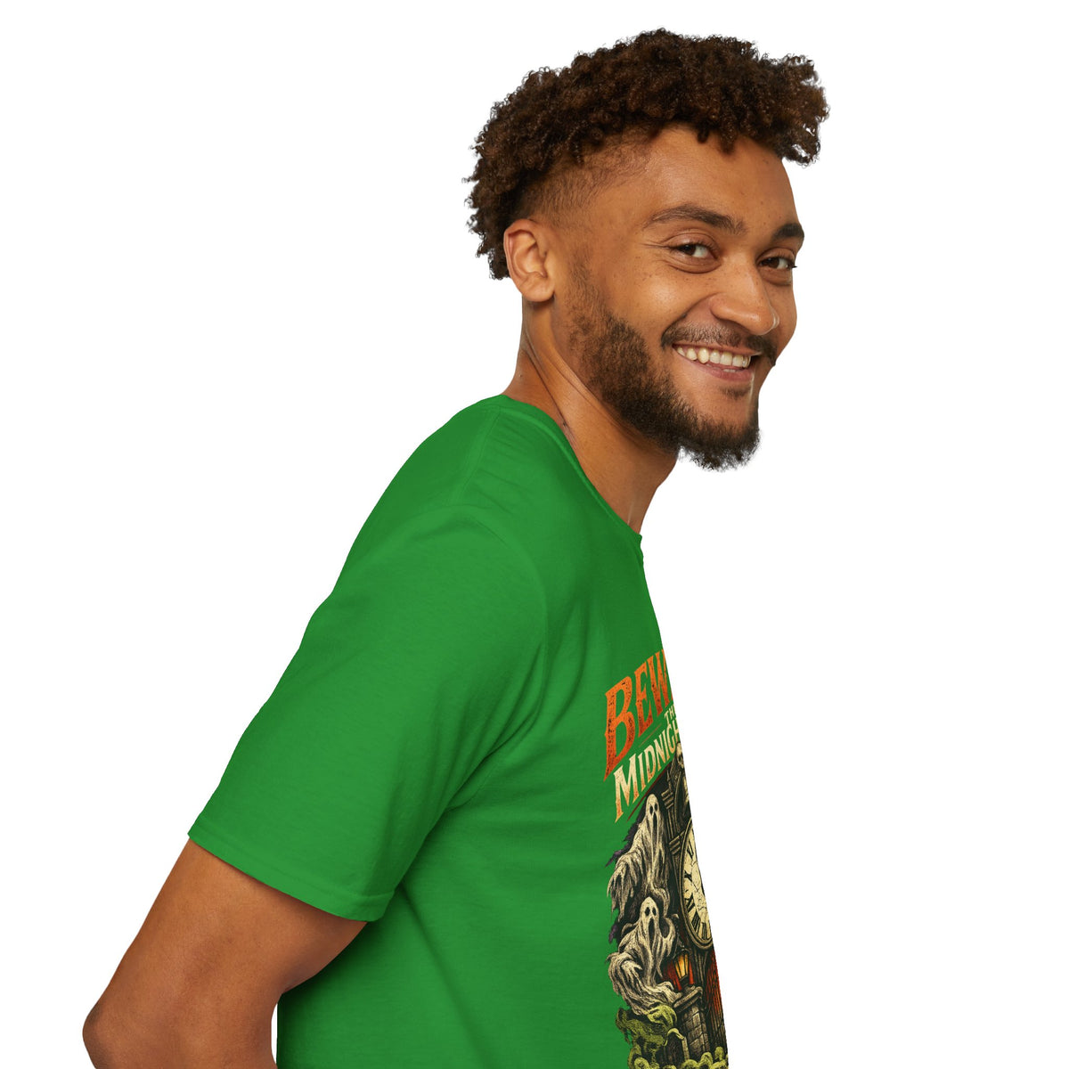 Halloween Beware Of Midnight Unisex Softstyle T-Shirt