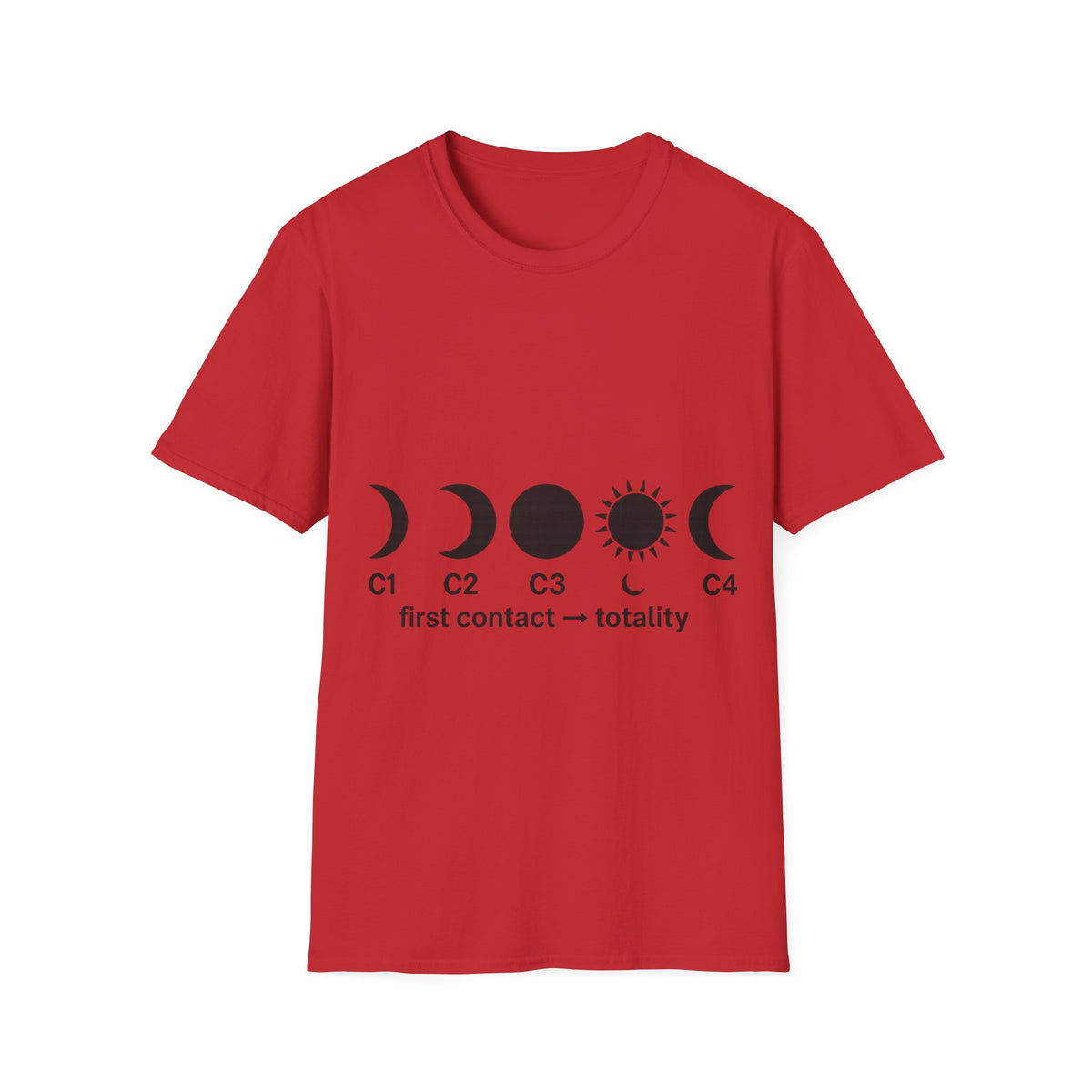 Minimalist Moon Phases Celestial Graphic Tee - Witchy Boho Moon Cycle T-Shirt - Trending Now - September 2026