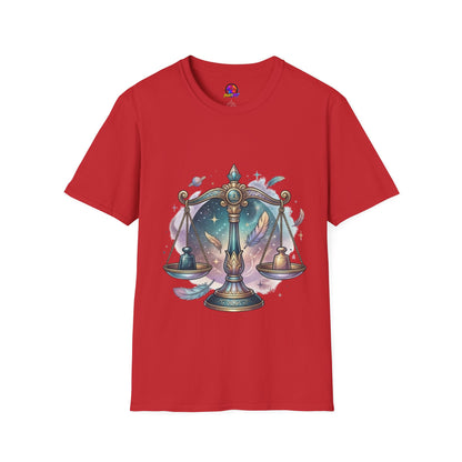 Libra Scales Zodiac T-Shirt — Celestial Astrology Graphic Tee