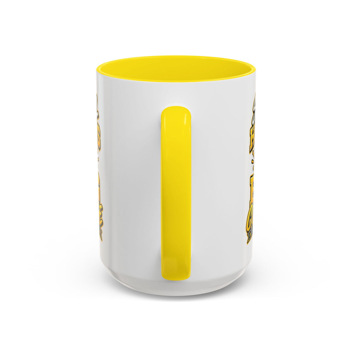 Coffee Mug - "Small Hands Big Courage" Childhood Cancer Awareness Accent Mug