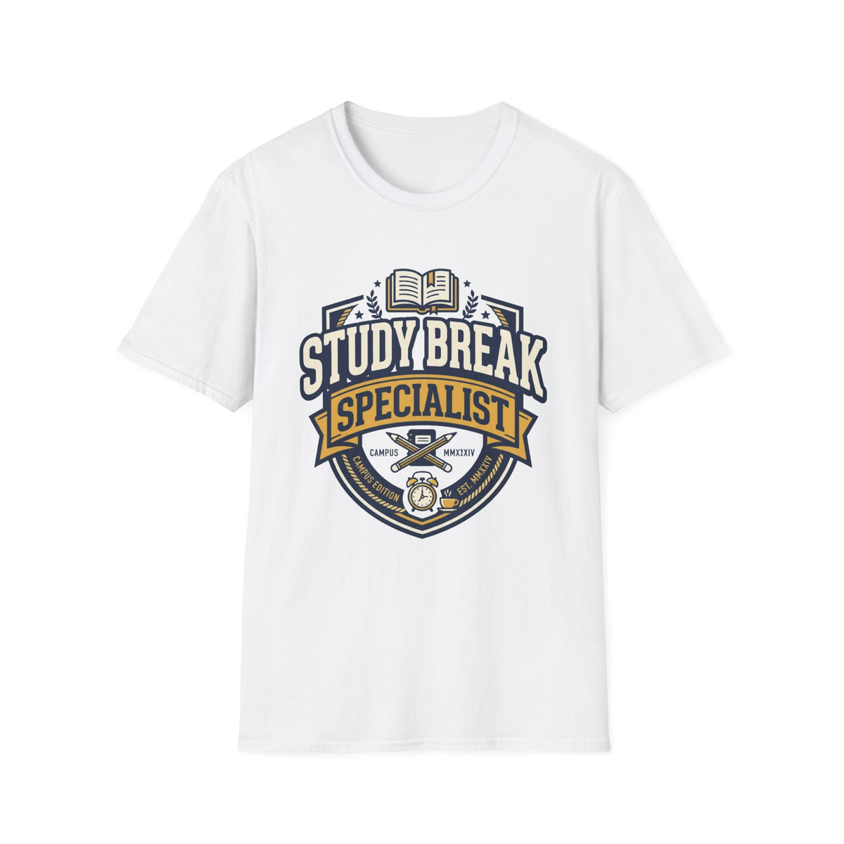 Study Break T-Shirt — 'Study Break Specialist' College Casual Tee - Trending Now - August 2026
