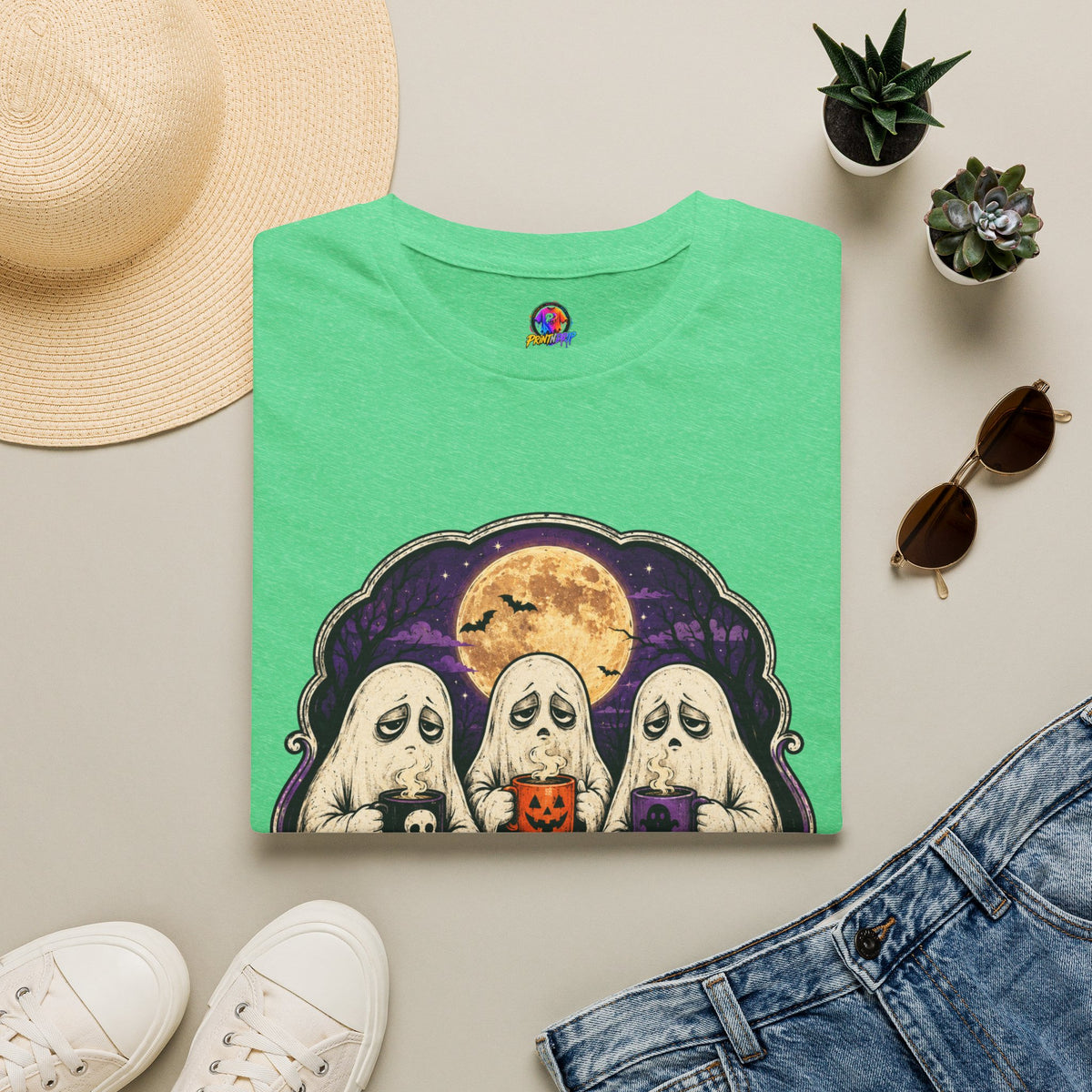 Halloween Low Energy High Spirit Unisex Softstyle T-Shirt