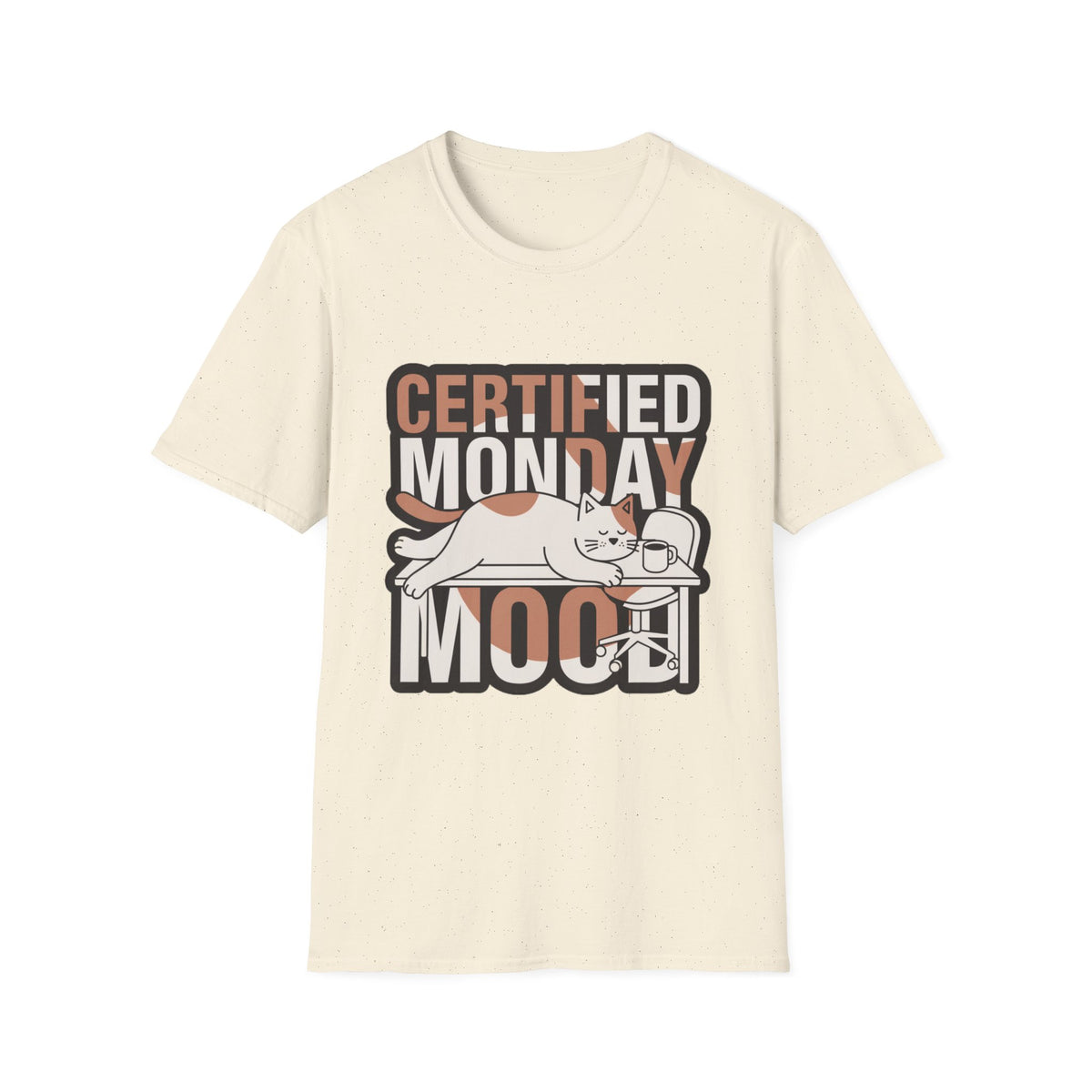 Certified Monday Mood T-Shirt — Funny Cat Graphic Tee - Trending Now - August 2026