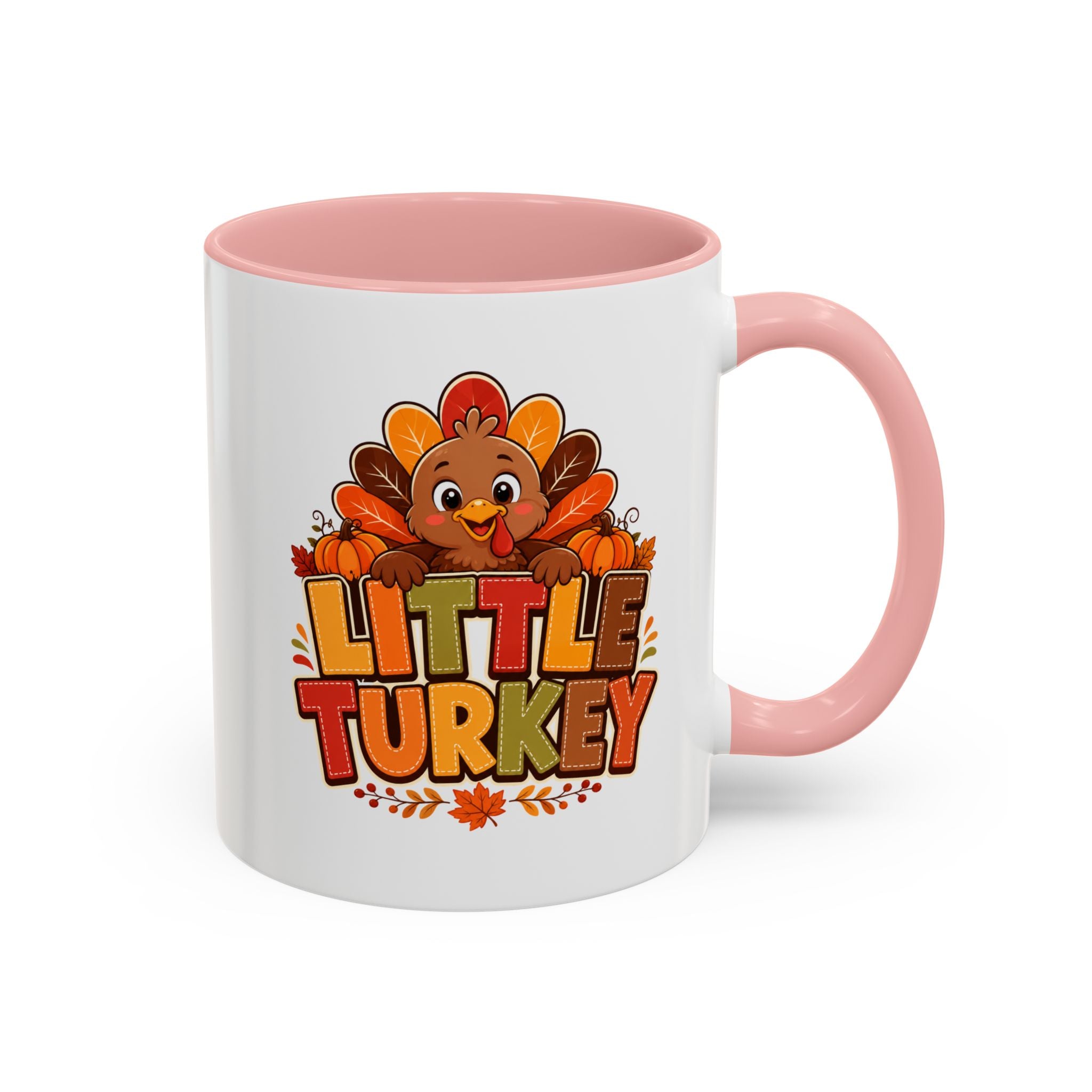 Thanksgiving Mug Little Turkey Coffee Mug — Cute Thanksgiving Kid Mug