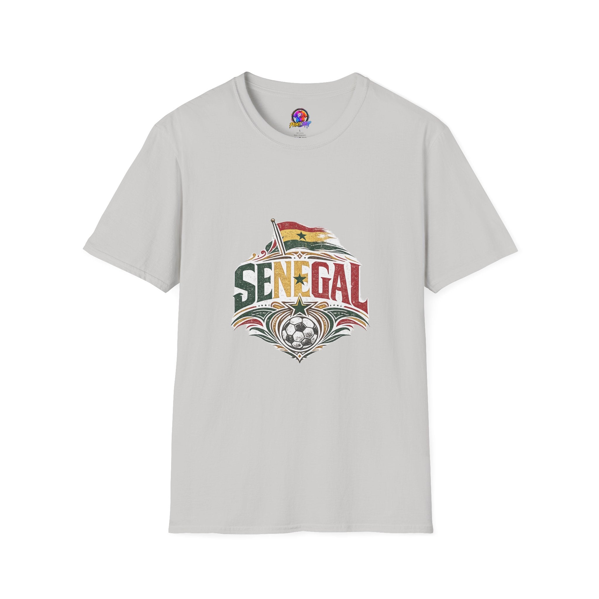 Senegal Flag Graphic T-Shirt — Vintage Senegal Pride Tee