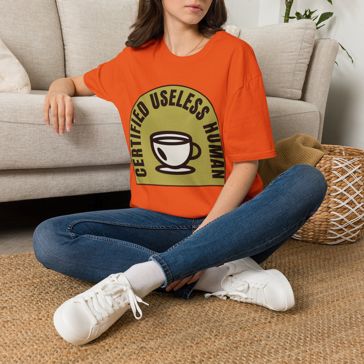 Certified Useless Human T-Shirt — Funny Coffee Lover Graphic Tee - Trending Now - August 2026