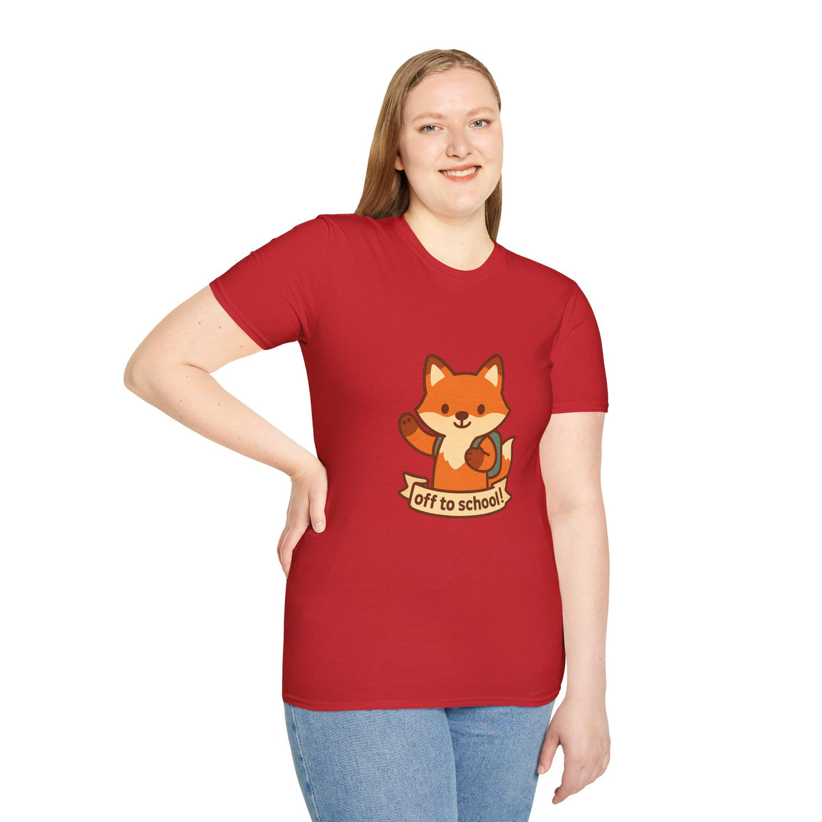 Cute Fox "Off to School" T-Shirt — Kids/Teacher Back-to-School Tee - Trending Now - August 2026