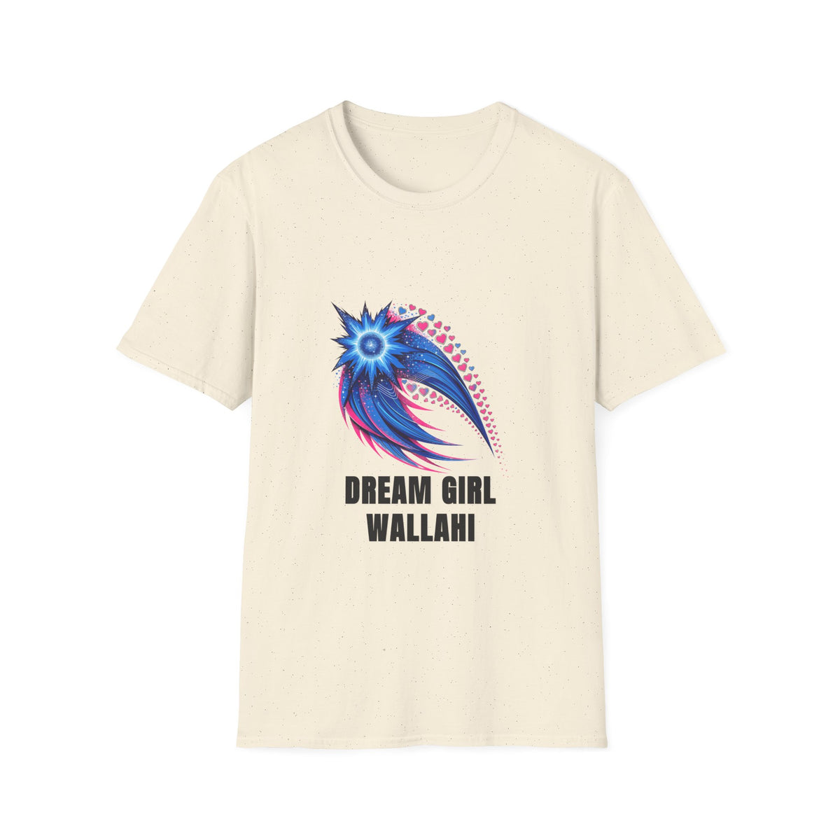 Dream Girl T-Shirt — Blue Starburst Heart Graphic ("Dream Girl Wallah") - Trending Now - August 2026