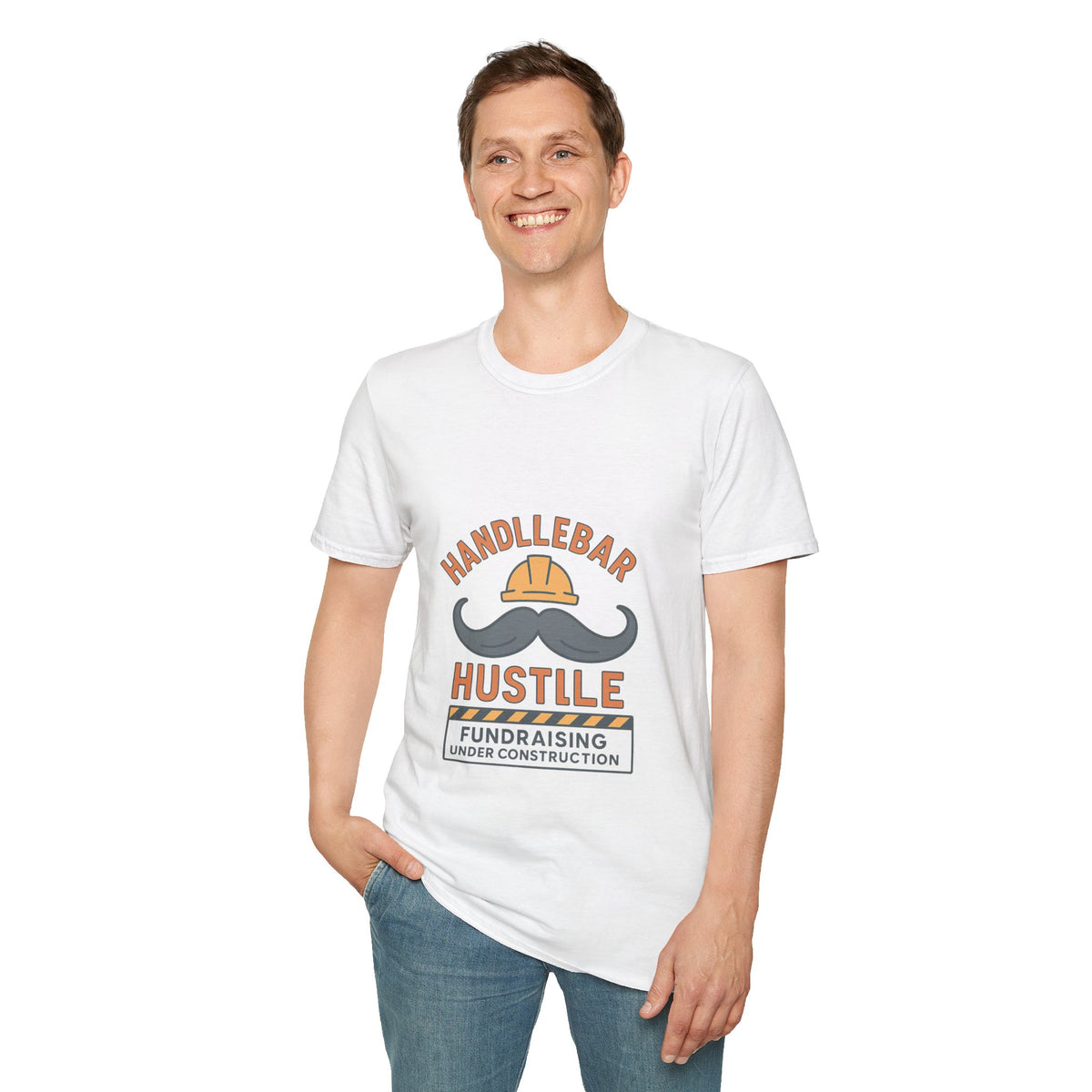 Handlebar Hustle T-Shirt — Vintage Barber Mustache Logo Tee - Trending Now - October 2026
