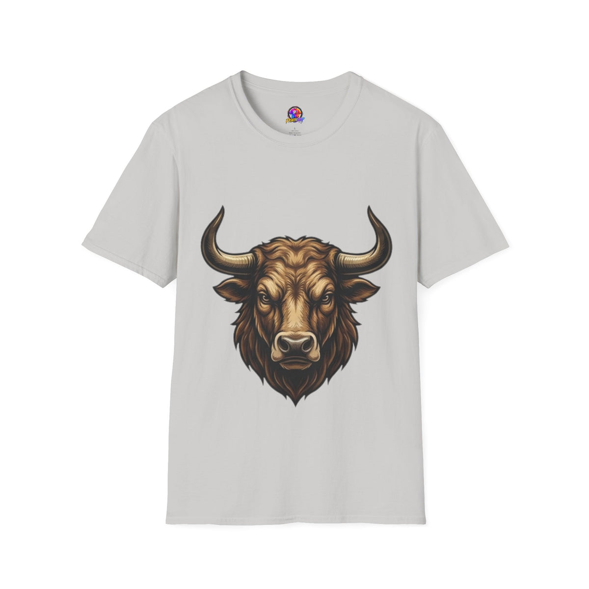 Taurus Bull Head T‑Shirt — Rustic Buffalo Graphic Tee