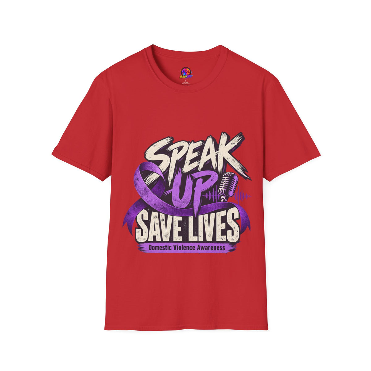 Speak Up Save Lives Domestic Violence Awareness T-Shirt