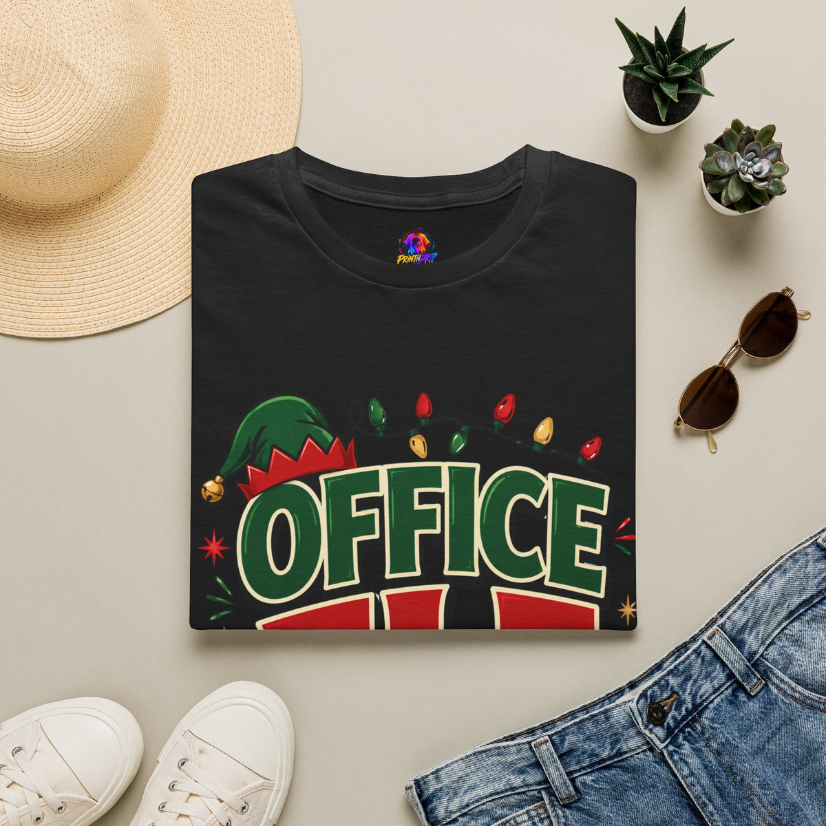 Office Elf T-Shirt — Funny Christmas Work Holiday Tee