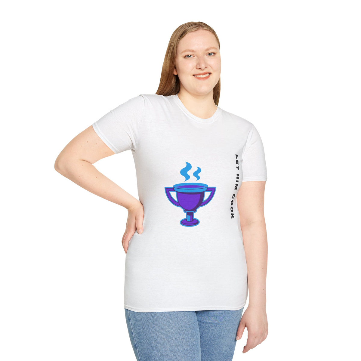 Trophy Mug T‑Shirt — "Let Him Cook" Funny Chef Pride Tee - Trending Now - September 2026