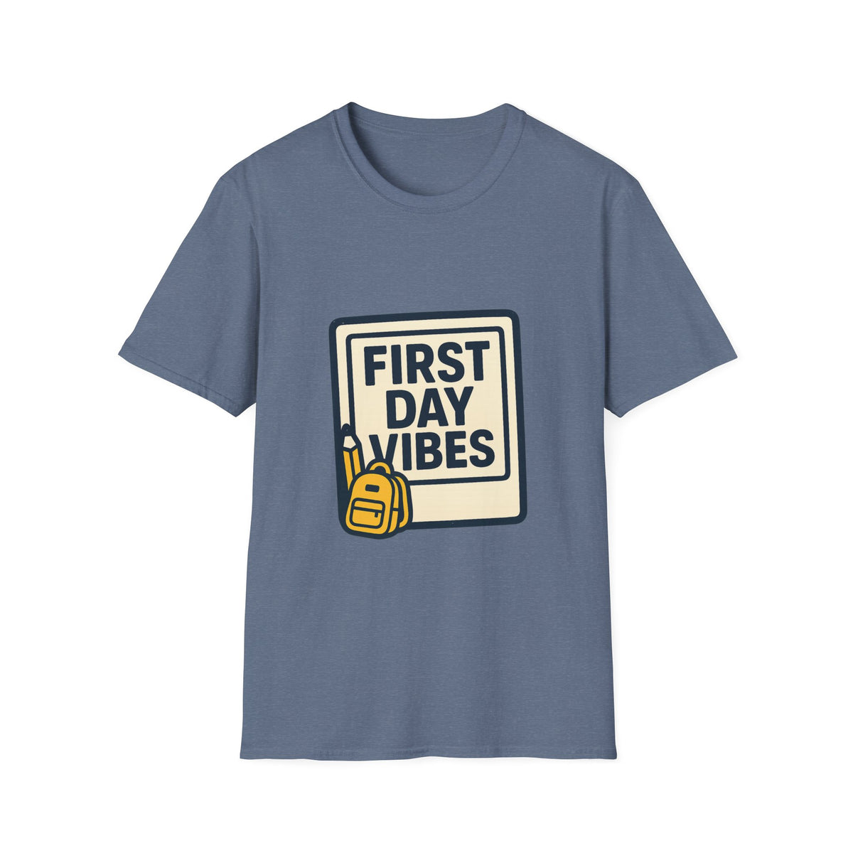 First Day Vibes T-Shirt — 'First Day' Retro Badge Tee - Trending Now - September 2026