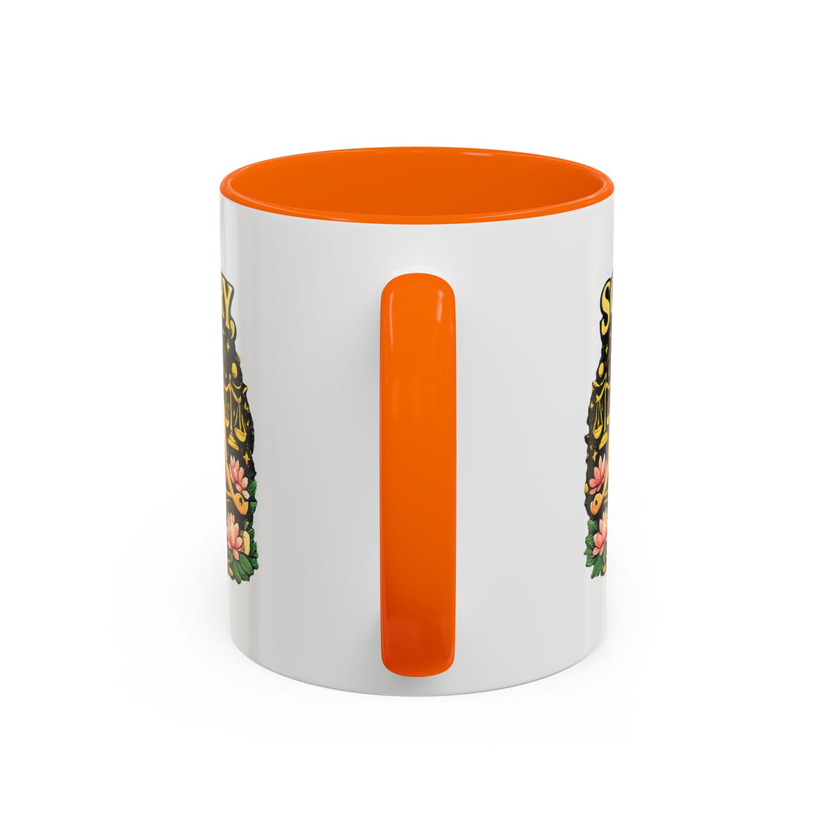 Libra Zodiac Accent Coffee Mug