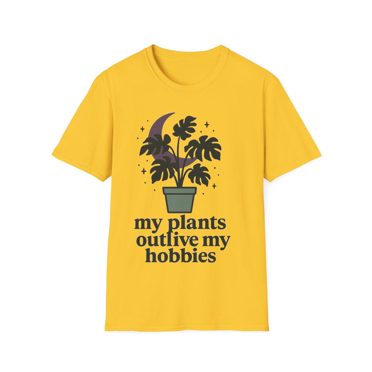 Botanical Moon Plant T-Shirt — “Plants Make Me Happy” Graphic Tee - Trending Now - September 2026