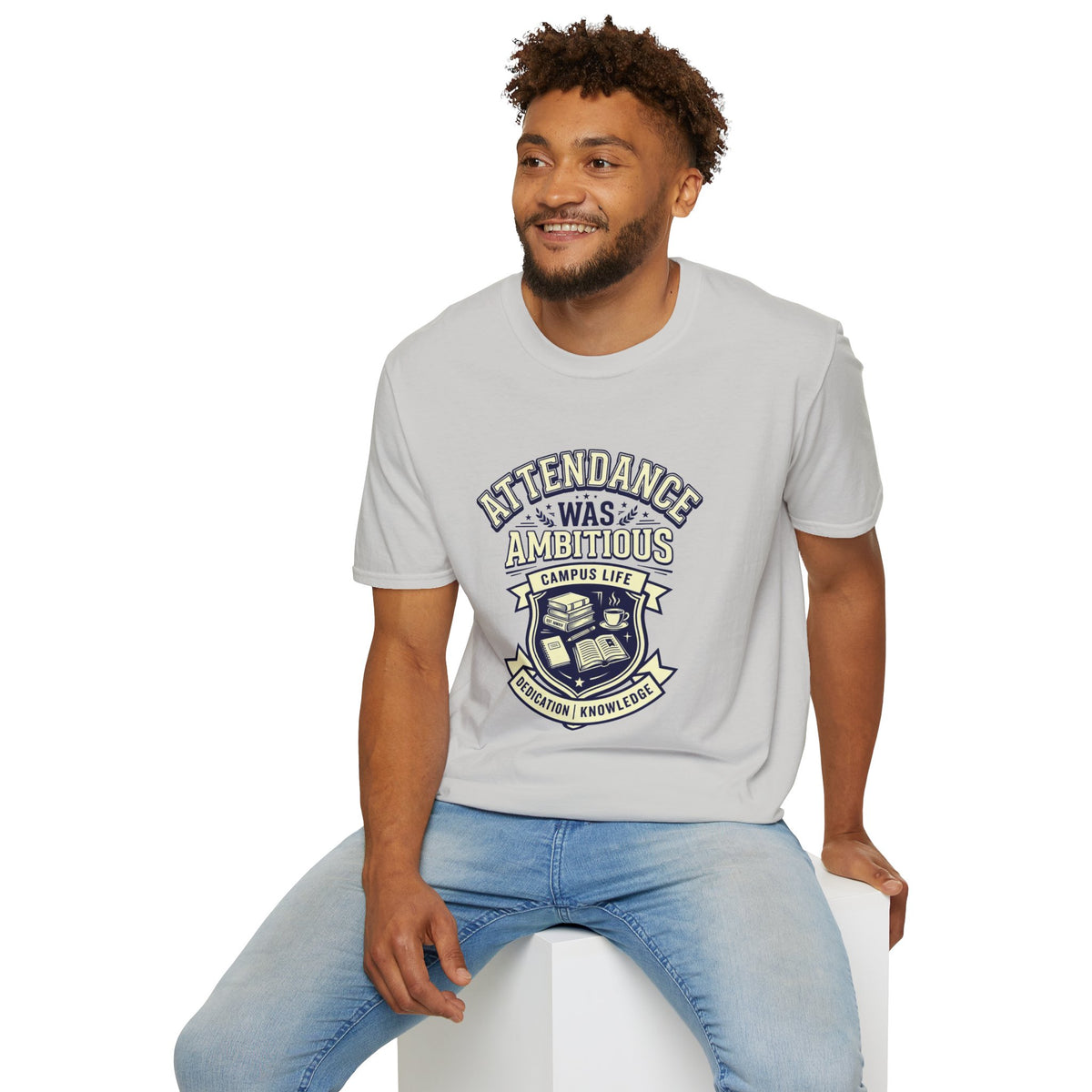 Attendance Ambitious T-Shirt — School Spirit Emblem Tee - Trending Now - August 2026