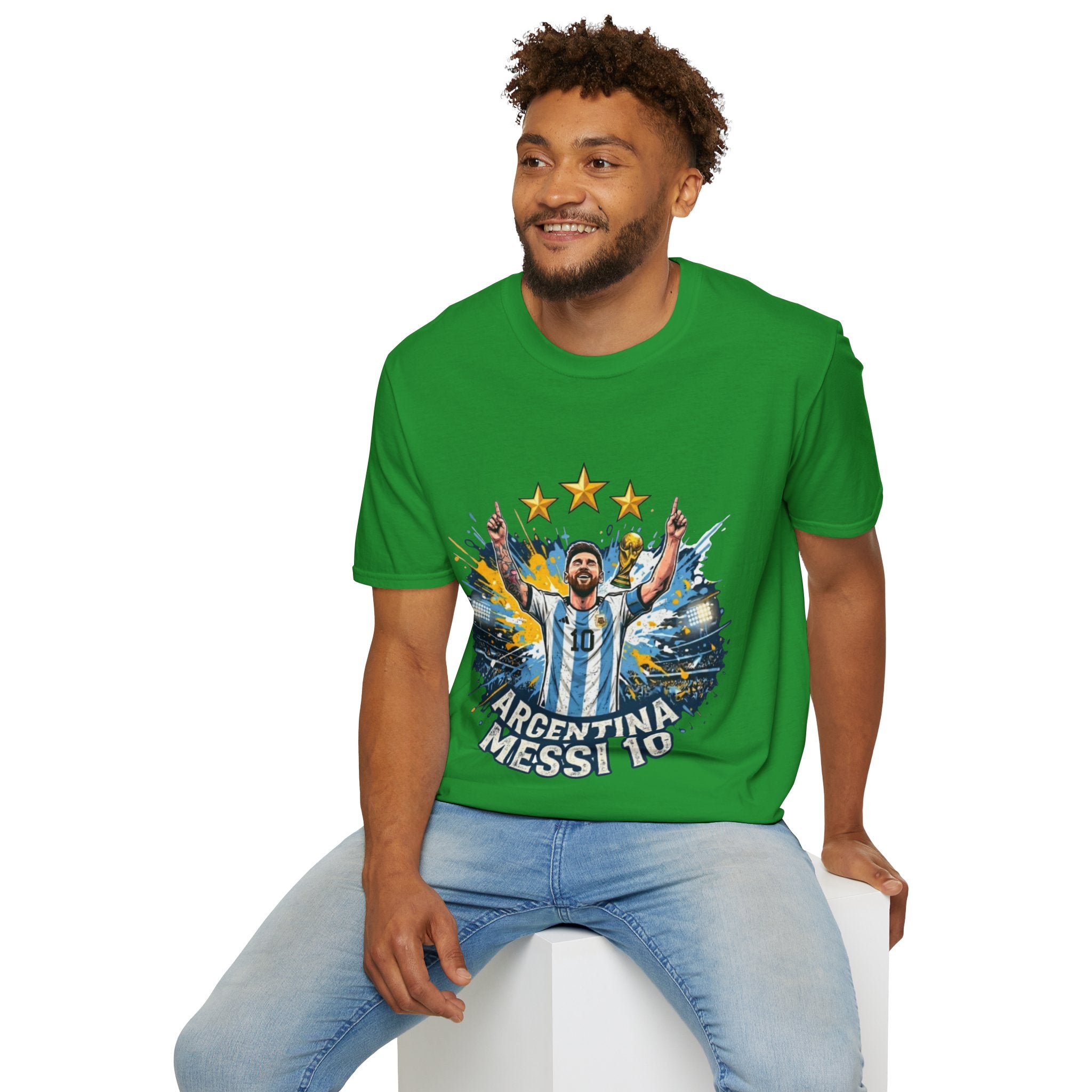 Argentina Messi Soccer T‑Shirt — World Cup Champion Fan Tee