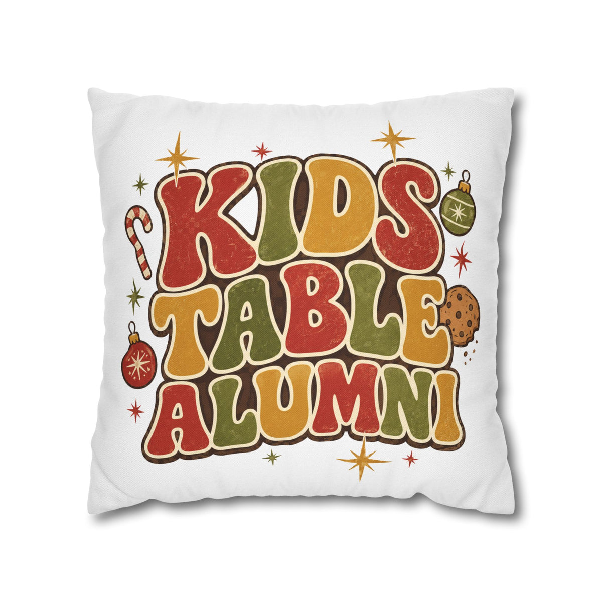 Christmas Kids Table Alumni Holiday Pillowcase