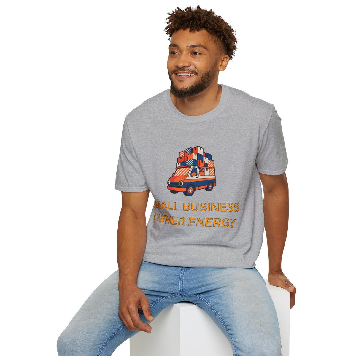 Small Business Owner Energy T‑Shirt — Delivery Van Stack Graphic Tee - Trending Now - August 2026