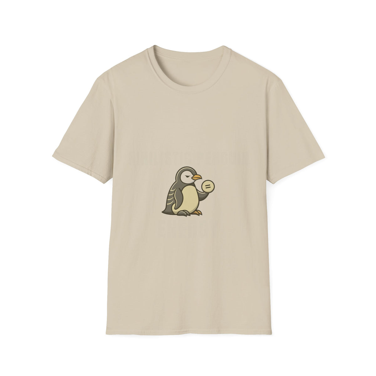 Penguin Coin Graphic T-Shirt — Cute Minimalist Penguin Holding Coin Tee - Trending Now - September 2026