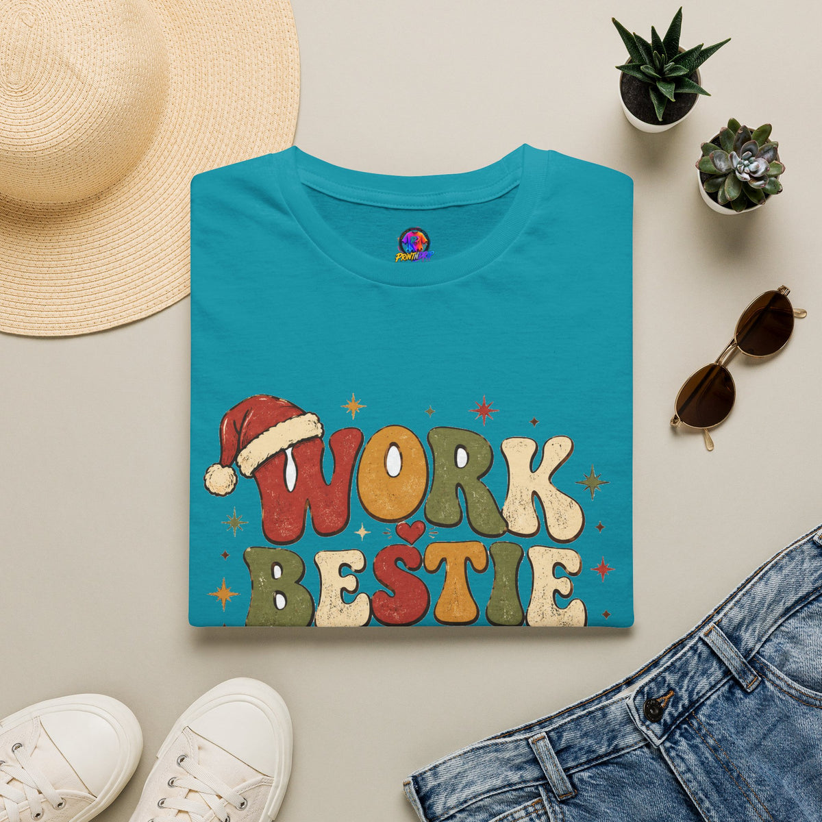 Work Bestie Holiday Club T-Shirt