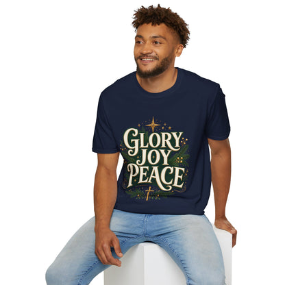 Glory Joy Peace Christmas T-Shirt