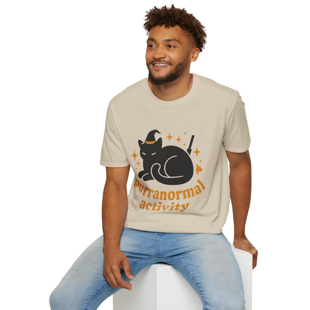 Paranormal Activity Circle T-Shirt — Cute Retro Ghost & Stars Tee - Trending Now - August 2026